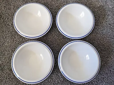 Buy Churchill Jamie Oliver KEEPING IT SIMPLE Set Of 4 Cereal Bowls 8  Blue Band • 17.12£