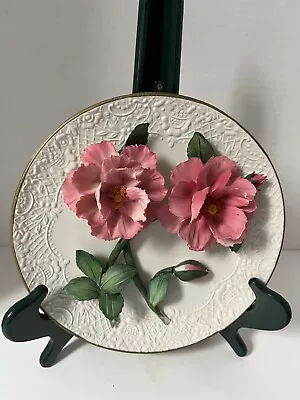 Buy The Pink Roses Of Capodimonte~ Limited Edition~ Fine Porcelain 3D Art~  • 31.61£