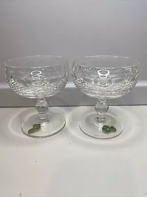 Buy A Pair Of VINTAGE WATERFORD CRYSTAL COLLEEN CHAMPAGNE OR SHERBET GLASSES • 52.84£