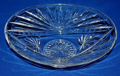 Buy Vintage Crystal Cut Glass Oval Bowl, • 12.99£