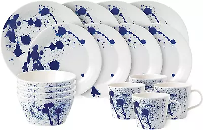 Buy Royal Doulton Pacific 40021450 16 Pc Dinnerware Set Splash Porcelain Blue, 36.23 • 355.39£