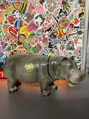 Buy Melba Ware Pottery Hippo Ornament • 25£
