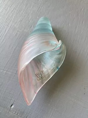 Buy Isle Of Wight Glass - 1980s Shell With Label • 25£
