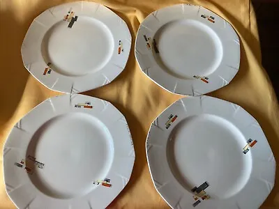 Buy Rare Vintage Alfred Meakin Marigold Princess Shape Dinner Plates X 4 • 16£