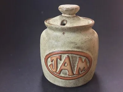 Buy Vintage Tremar Presingoll Cornish Studio Pottery Jam Pot With Lid • 6£