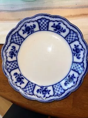 Buy Three Flow Blue Pattern Bowl Measures 8” Across W.M. Grindley • 66.41£