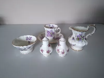 Buy Hammersley Victorian Violets England's Countryside 6 Piece Bone China Set • 72.32£
