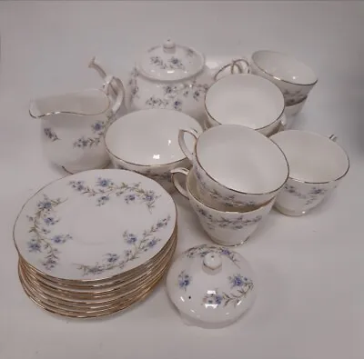 Buy Vintage Duchess Tranquility Tea Set 1980's Design Teapot Cups Saucers  • 10.50£