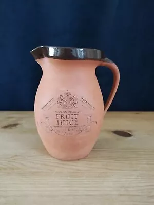 Buy Royal Barum Ware Fruit Juice Jug Terracotta (Brannams Like Henry Watson Pottery) • 8.99£