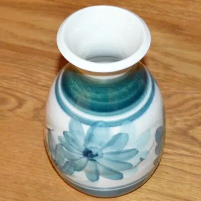 Buy Guernsey Pottery Vase Moulin Heut Handpainted Studio Pottery 4.5 Inch • 8.60£