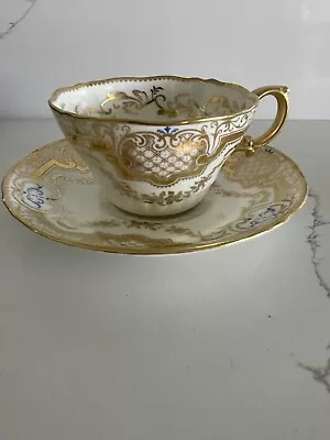 Buy Antique Cauldon Ware (1862-1904) Brown Westhead & Moore Tea Cup & Saucer • 270.39£