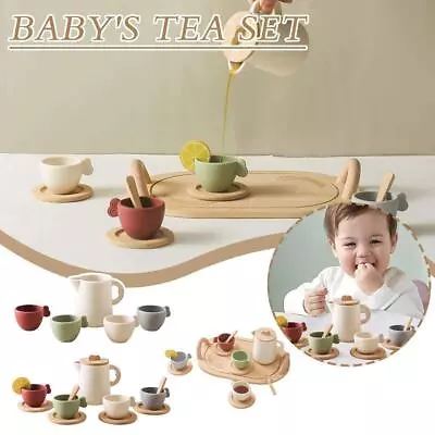 Buy Tea Party Set For Kids, Wooden Tea Set For Little Girls And UKS Boys 2024 K7I4 • 8.04£