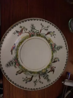 Buy Royal Stafford Bone China Side 7  Plate Exotic Birds Hand Painted Vintage Gold • 15£