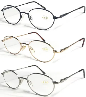 Buy L50 Superb Quality Optical Reading Glasses/Spring Hinges/Vintage Style Designed • 35.46£