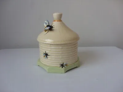 Buy Crown Devon Pottery Bee Decorated Honey Pot • 12£