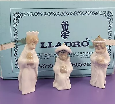 Buy Lladro 5.729 Wise Men Nativity Figurines Set Of 3 Ornaments In Box Mini Reyes  • 37.95£