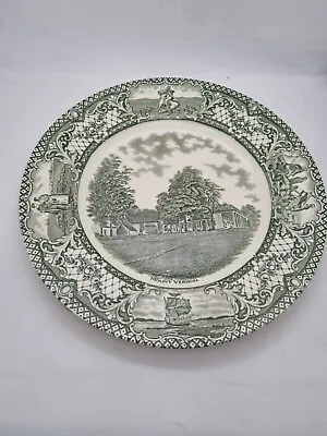 Buy Rare Crown Ducal England Colonial Times Dinner Plate Mount Vernon 10 1/2  • 20.17£