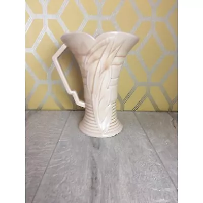 Buy Art Deco Ceramic Vase Arthur Wood Jug Shaped Vase With Embossed Style Pattern • 28£