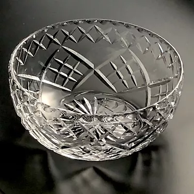 Buy Crystal Cut Vintage Glass Fruit Bowl 20cm In Good Condition For Age Bin8 • 15.99£