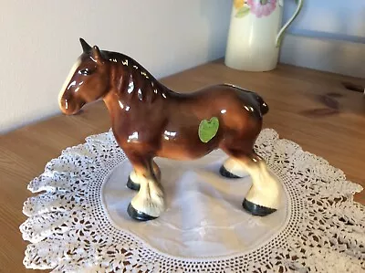 Buy Melba Ware Small Vintage Ceramic Shire Horse.pre Loved In Nice Condition. • 3.50£