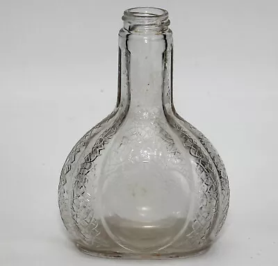 Buy Antique Glass Bottle Decanter Crackle Textured Owens Illinois Glass 1920-30 Era • 23.72£