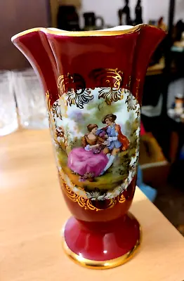 Buy Limoges La Reine Decorative Porcelain Flower / Bud Vase 6  From House Clearance • 6£