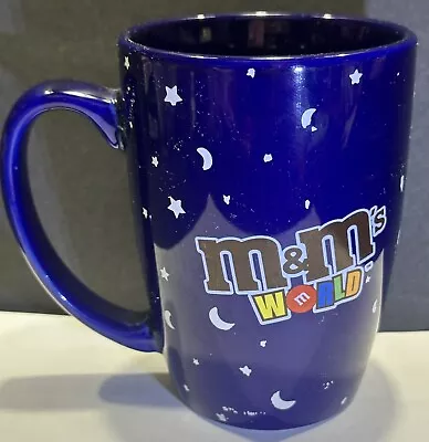 Buy M&M's World  Stoneware Coffee Cup Mug - Navy Blue - Bedtime Snacks - 5” - • 12.46£