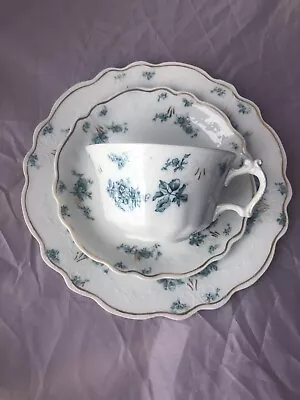Buy W H Grindley & Co. Saucer, Tea Cup, & 8 Inch Plate Teresa Pattern, England • 19.20£