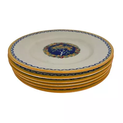 Buy Vintage Adderleys Orchard Tea Side Plate X6 Cream Yellow Blue Art Deco Plates • 26.49£