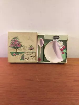 Buy Beautiful Rare Carlton Ware Raspberry Boxed  Set • 20£