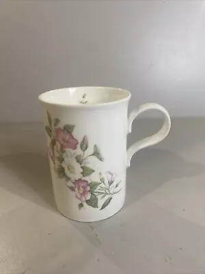 Buy CROWN TRENT Fine Bone China Tea/Coffee Cup Mug W/Pink & White Flowers • 6.72£