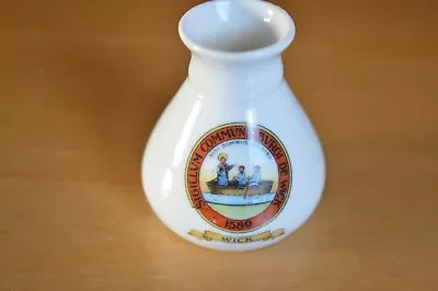 Buy Crested China - Vase - Coat Of Arms For     Wick   • 2.99£