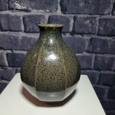 Buy A Chris Carter Hand Thrown Early Studio Posy Vase, VGC. • 35£
