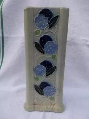 Buy Beautiful Hand Painted Antique Royal Doulton Four Sided Stoneware Vase . M2553 • 29.99£