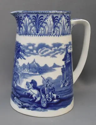 Buy Cauldon Blue And White Transfer Ware Jug Milk Or Water Jug Large Size 16cm Tall • 15£