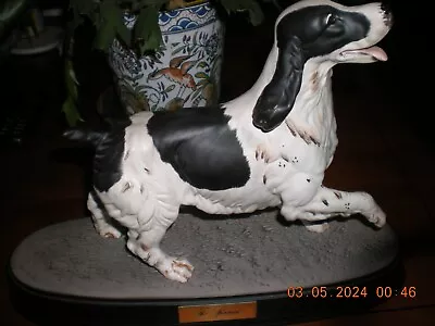 Buy Retired 1989 Beswick Figurine Of A Springer Spaniel Dog On Plinth   Rare • 45£
