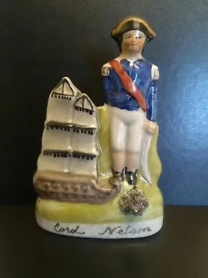 Buy Antique Staffordshire Pottery Lord Nelson Figurine  • 30£