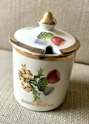 Buy Vintage Crownford Burslem Bone China - Preserve Jam Pot & Lid (from Scotland) • 7.99£