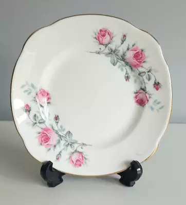 Buy Vintage Duchess Bone China Side Plate Cake Plate Pink Roses  • 5£
