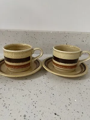 Buy 2 X Vintage Biltons Palissy Crofter Cups And Saucers • 4.99£