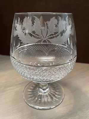 Buy Edinburgh Crystal Thistle Pattern 5⅛  Brandy Glass- Vintage • 123.13£