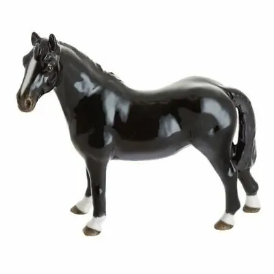 Buy New John Beswick Figurine Riding Pony (Black) Horse - New In Gift Box - JBH49 • 28.95£