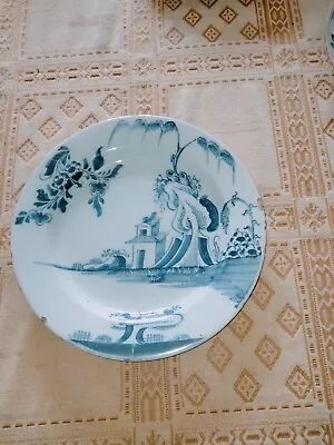 Buy Superb English 18th Century Pottery Delft Ware Plate.chinese Design.delftware • 64£