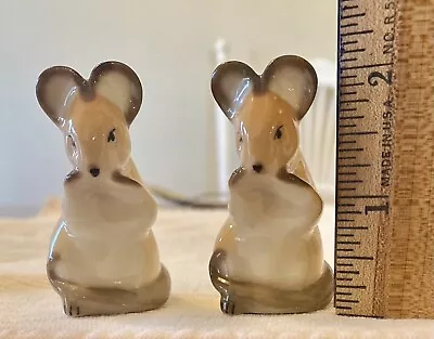 Buy LOMONOSOV Miniature Pair Of Mice Cute Mouse Figurines Set Of 2 Russia MINT! • 23.93£