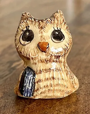 Buy Vintage Philip Laureston Babbacombe Pottery - Owl Bird  Animal Figure Small 1.5” • 9.95£