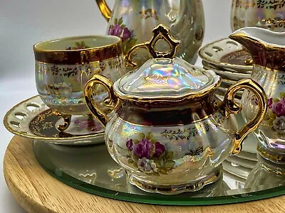 Buy Vintage 15 Piece Tea/Coffee Set FRESH CHINA Mother Of Pearl Effect  • 287£
