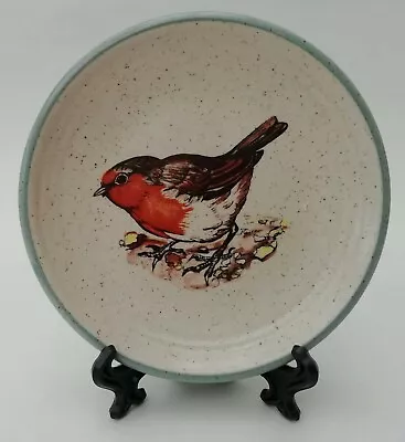 Buy Purbeck Pottery Robin Vintage Small Decorative Plate Pin Dish 11cm Diameter • 10.99£