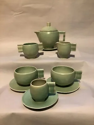 Buy Art Deco Carltonware Moderne Teaset For 2 With An Extra Coffee Cup, Circa. 1930s • 50£