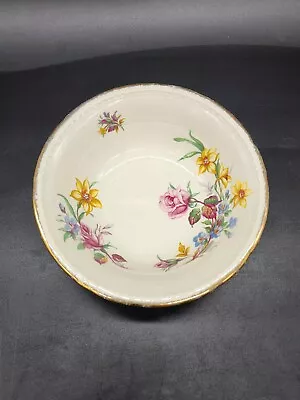 Buy Vintage Swinnertons Majestic Vellum Bowl Floral Bone China England • 8.18£