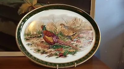 Buy Vintage Weatherby Hanley Royal Falcon Ware Pheasant #2 Oval Serving Plate VGC • 6£